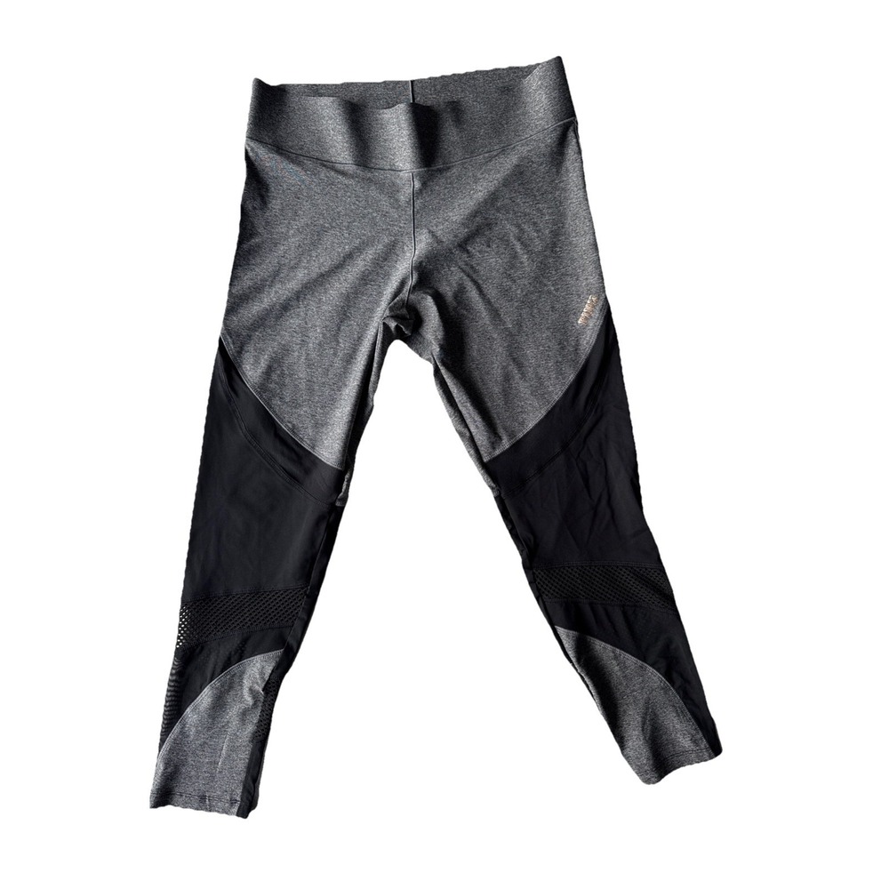 Victoria Secret Pink Ultimate‎ Leggings Women's Black / gray / mesh Size Medium